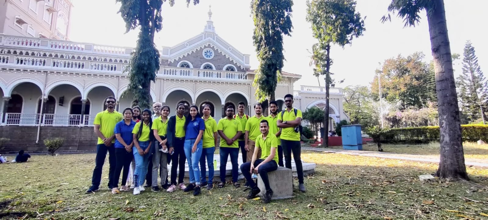 Tour guiding at Aga Khan Palace - Aarya pharaande