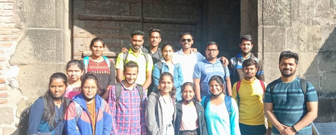 Tour guiding at Shaniwarwada - Ms. Aarya Thakur
