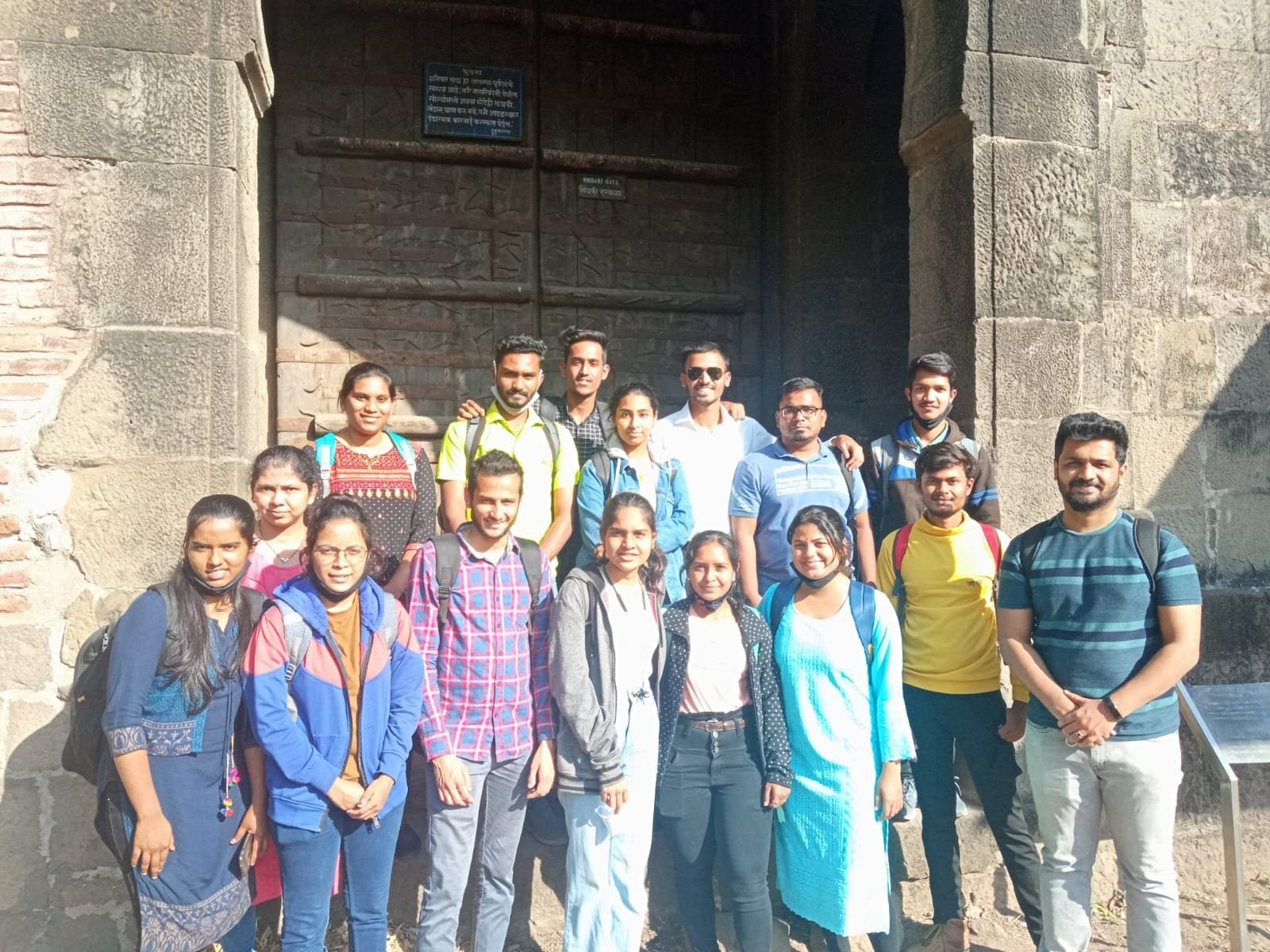 Tour guiding at Shaniwarwada - Ms. Aarya Thakur