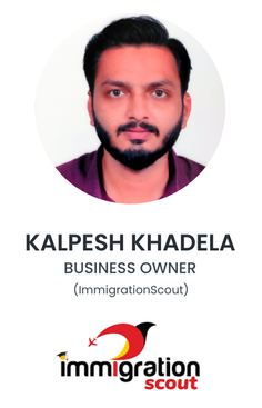 Kalpesh Khadela, Business Owner at ImmigrationScout