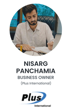 Nisarg Panchamia, Business Owner at Plus International