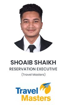 Shoaib Shaikh, Reservation Executive at Travel Masters