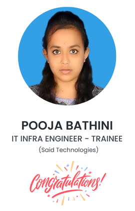 Pooja Bathini - Trainee at Technologies IT Infra Engineer 2